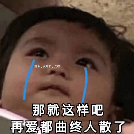 那就这样吧再爱都曲终人散了qq表情包