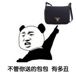 不管你送的包包有多丑qq表情包