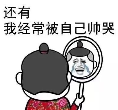 我仿佛听到背后有人说我帅表情包 高清版
