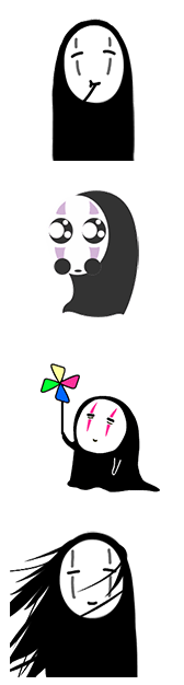 无脸男动态表情包 完整高清版