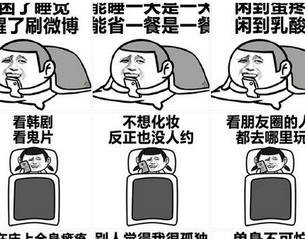 单身狗的日常表情包合集