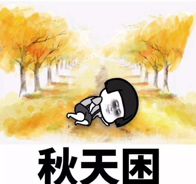 春天困夏天困qq表情包