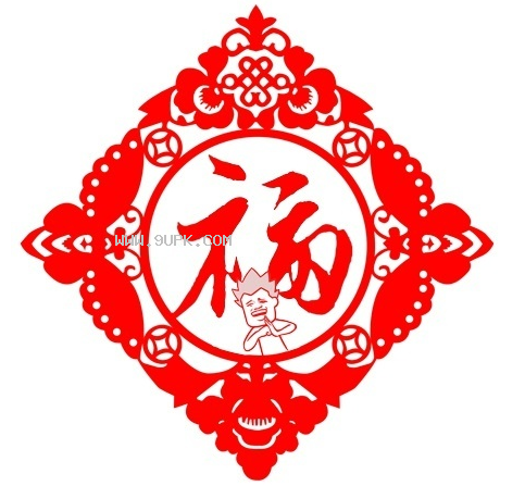 蘑菇头集五福qq表情包