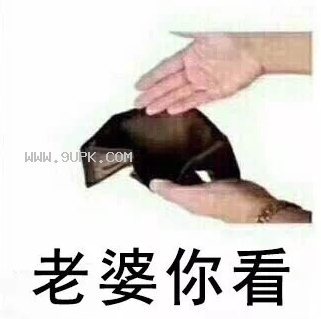 xx你们看我的钱包qq表情包