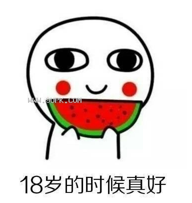 岁的时候真好qq表情包