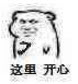 这里开心表情包