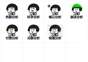各种分析qq表情系列