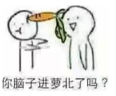 脑子进萝北了么qq表情包下载