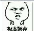 一脸嫌弃的搞笑表情包