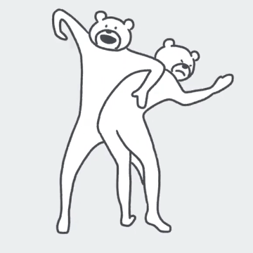 烦人激动熊GIF表情包 高清版