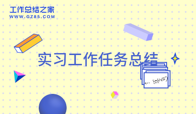 实习工作任务总结汇总4篇